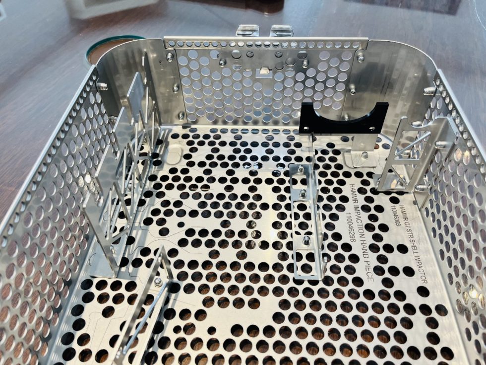 Orthopedic implant basket - Rear view